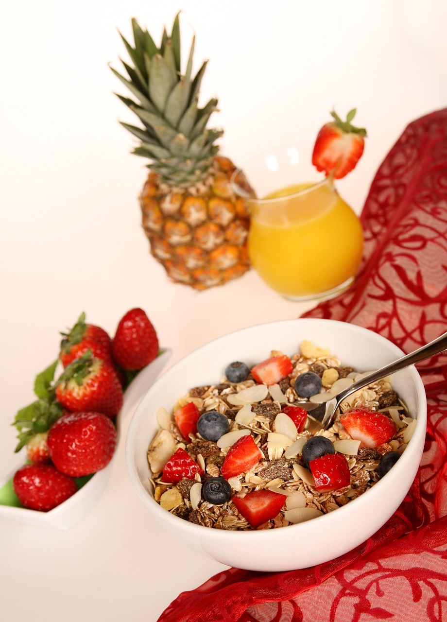 muesli, cereals, breakfast, meal, bowl, bowl of muesli, breakfast meal, breakfast bowl, healthy breakfast, healthy meal, healthy, fresh fruits, oatmeal, fruit, strawberries, pineapple, orange juice, blueberries, food, healthy food, food photography, breakfast, breakfast, healthy breakfast, healthy, oatmeal, oatmeal, oatmeal, oatmeal, oatmeal, pineapple, food, healthy food, healthy food, healthy food